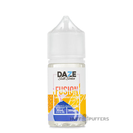 Daze Fusion Salt Lemon Passionfruit Blueberry 30ml e-juice bottle