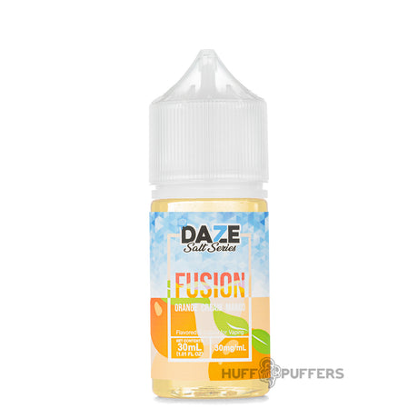 Daze Fusion Salt Orange Cream Mango Iced 30ml e-juice bottle