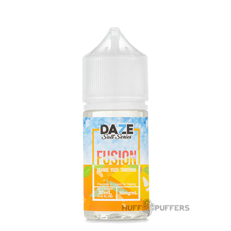 Daze Fusion Salt Orange Yuzu Tangerine 30ml e-juice bottle