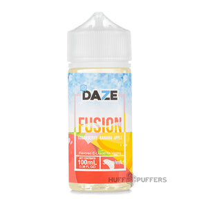 Daze Fusion Strawberry Banana Apple Iced 100ml e-juice bottle