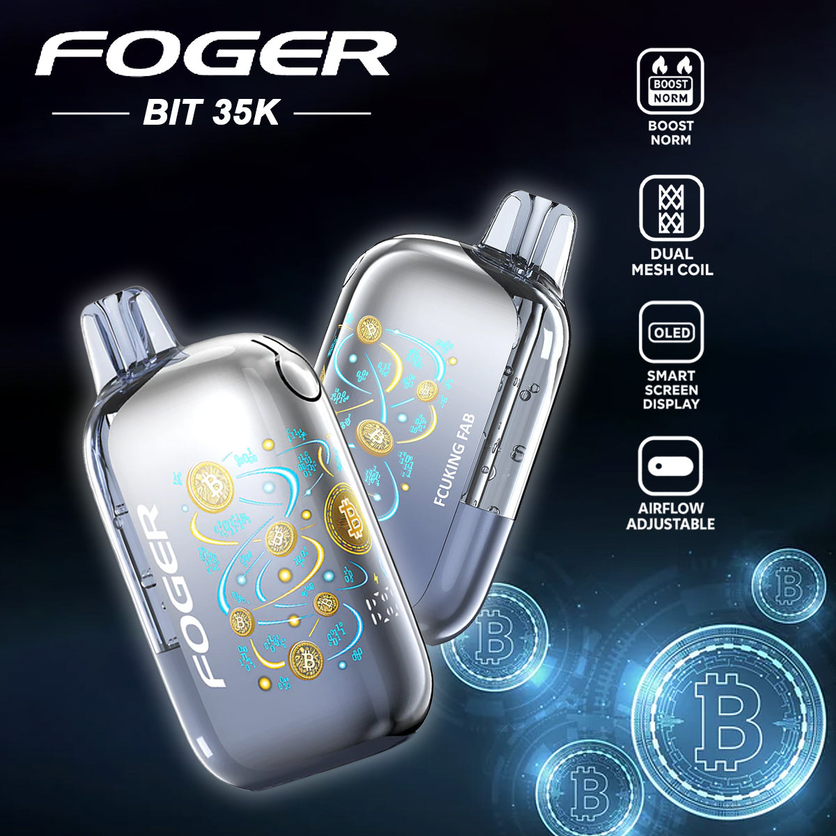 Foger Bit Disposable Vape features