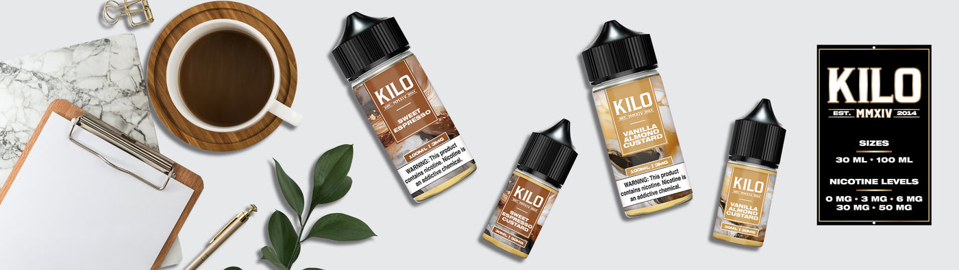 Kilo E-Liquids Desktop Banner