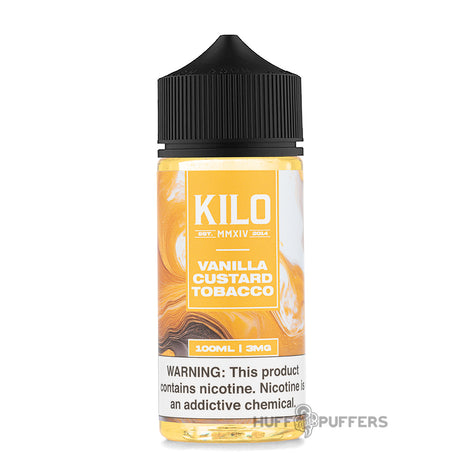 Kilo Vanilla Custard Tobacco 100mL E-Juice $10.99 Kilo Vanilla Custard Tobacco 100mL E-Juice $10.99