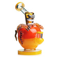 yellow Lookah 9" Mini Poison Apple Glass Dab Rig