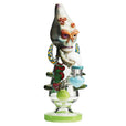 green Lookah 11" Cool Skull Bone Glass Dab Rig