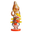 orange Lookah 11" Cool Skull Bone Glass Dab Rig