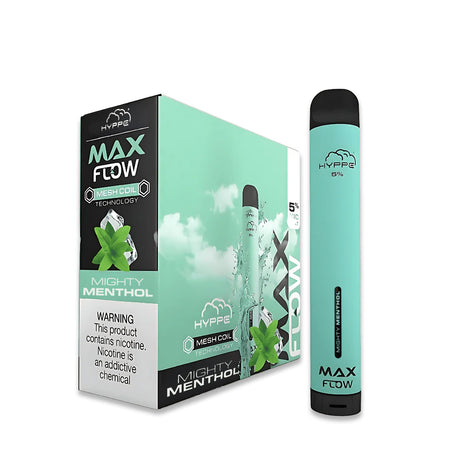 Mighty Menthol Hyppe Max Flow Disposable Vape 10-Pack 5%