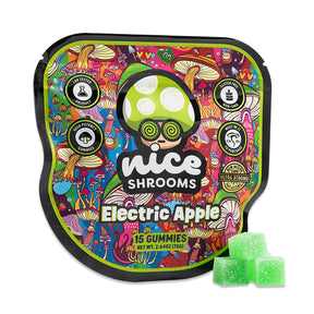 Nice Shrooms Electric Apple Mushroom Gummies