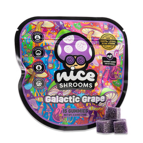 Galactic Grape Nice Shrooms Magic Mushroom Gummies