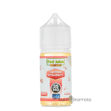 Pod Juice Lychee Strawberry Salt Nicotine E-Juice 30ml