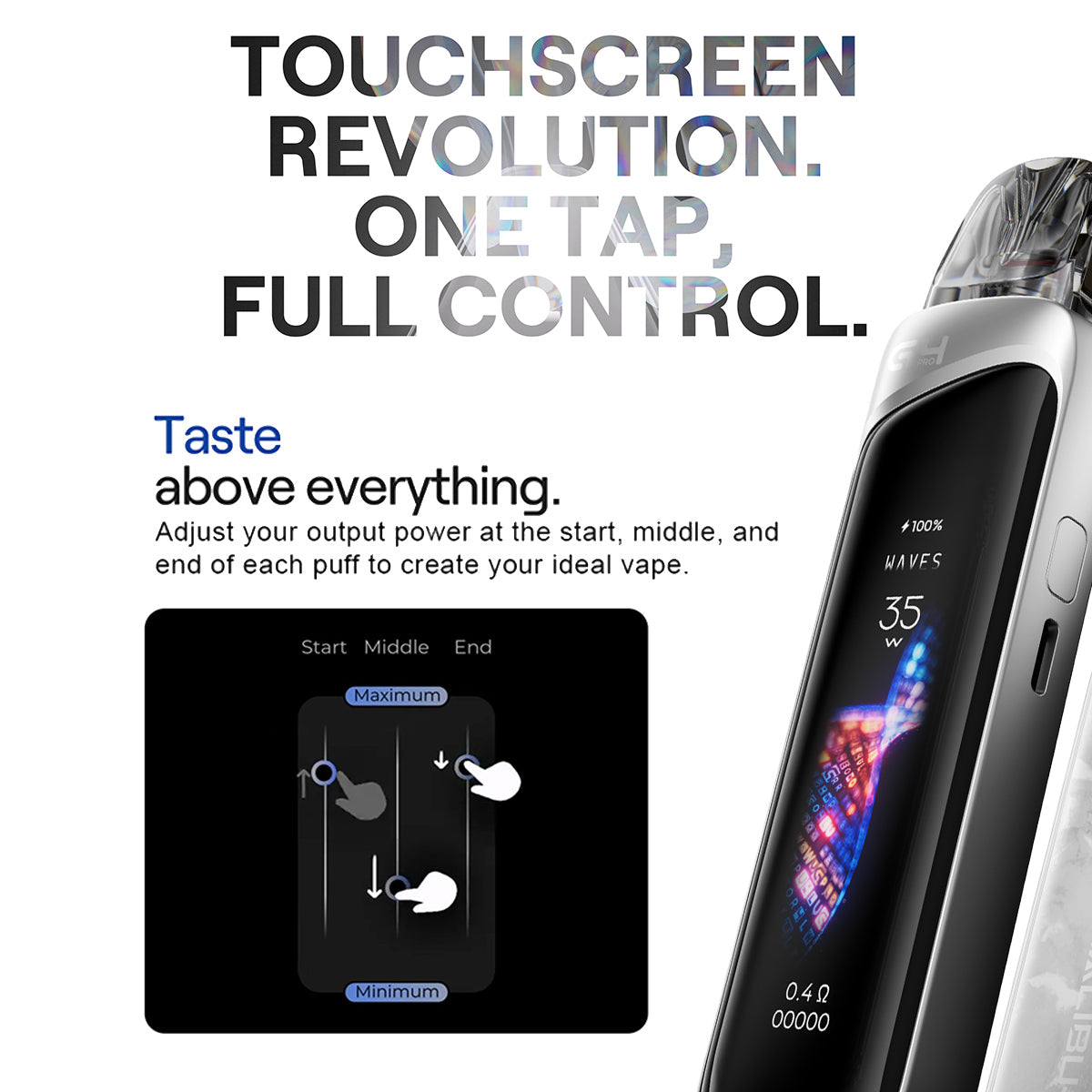 Uwell Caliburn G4 Pro Pod System custom vape mode