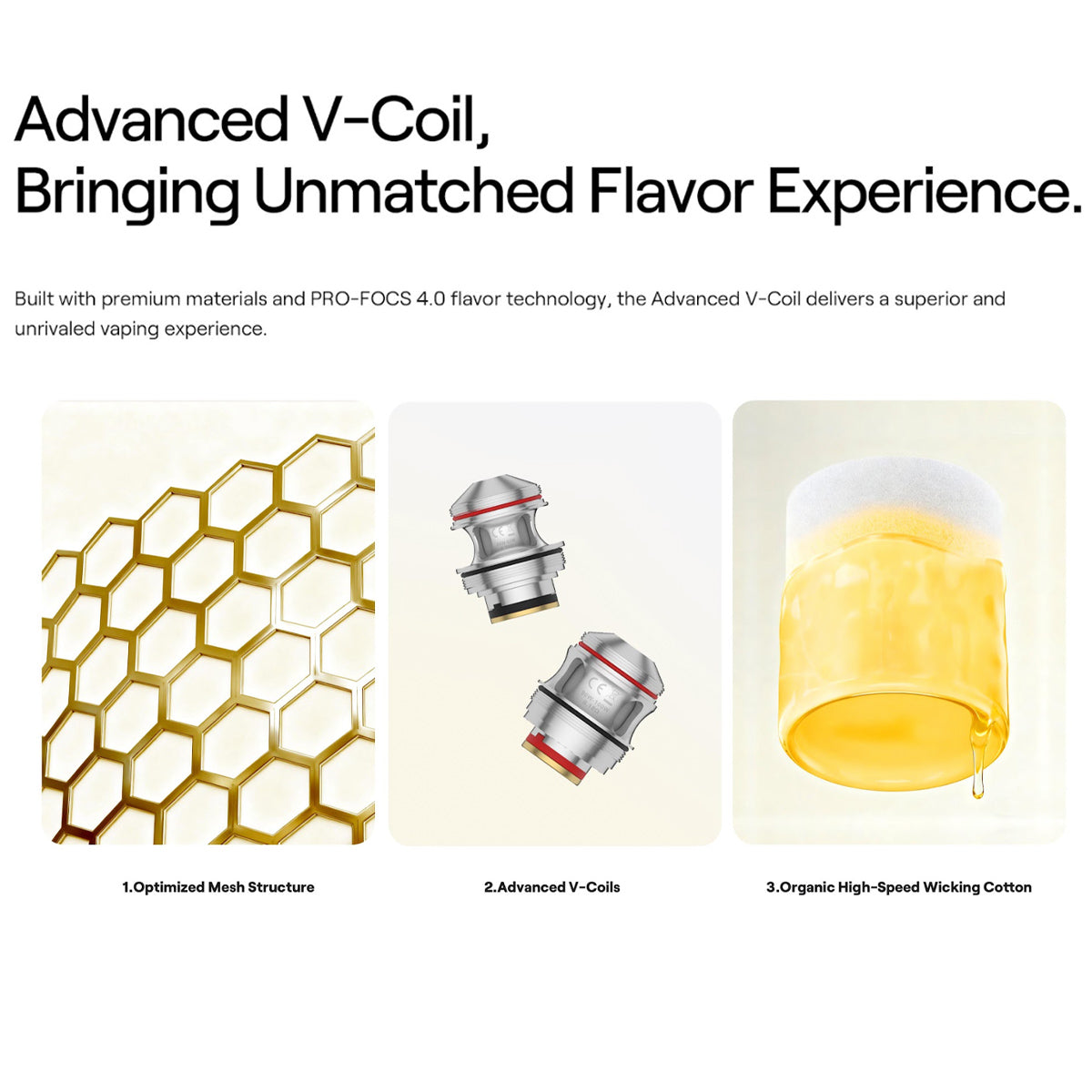 Uwell Valyrian V-Coil features