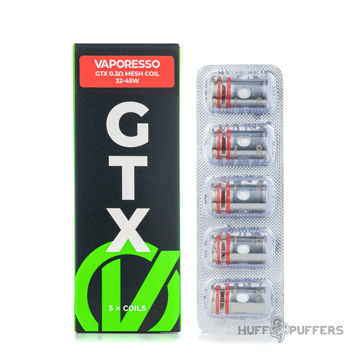 Vaporesso GTX Coils 0.3 ohm mesh 5-pack