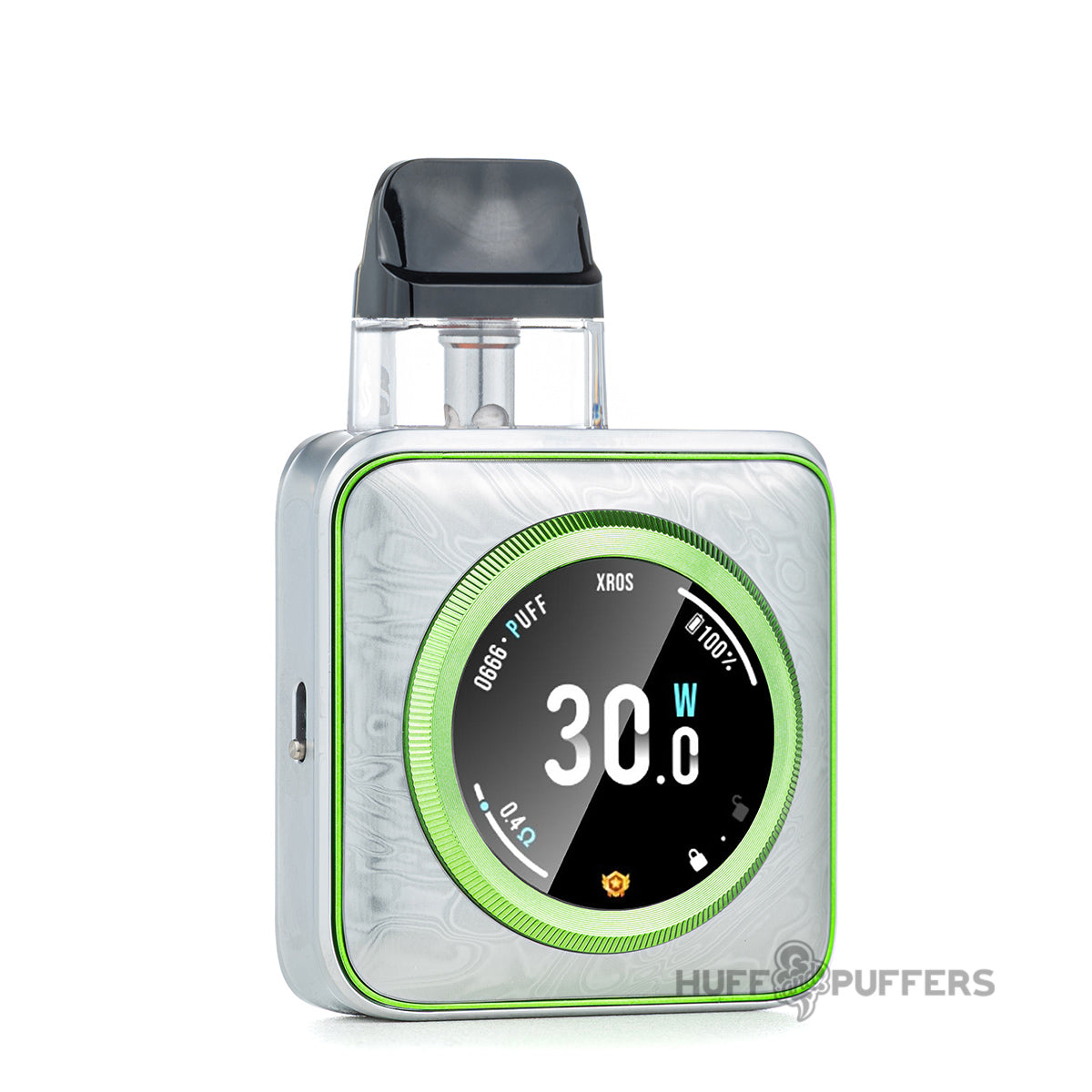 Damascus Silver Leatherette Vaporesso XROS 5 Nano Pod System