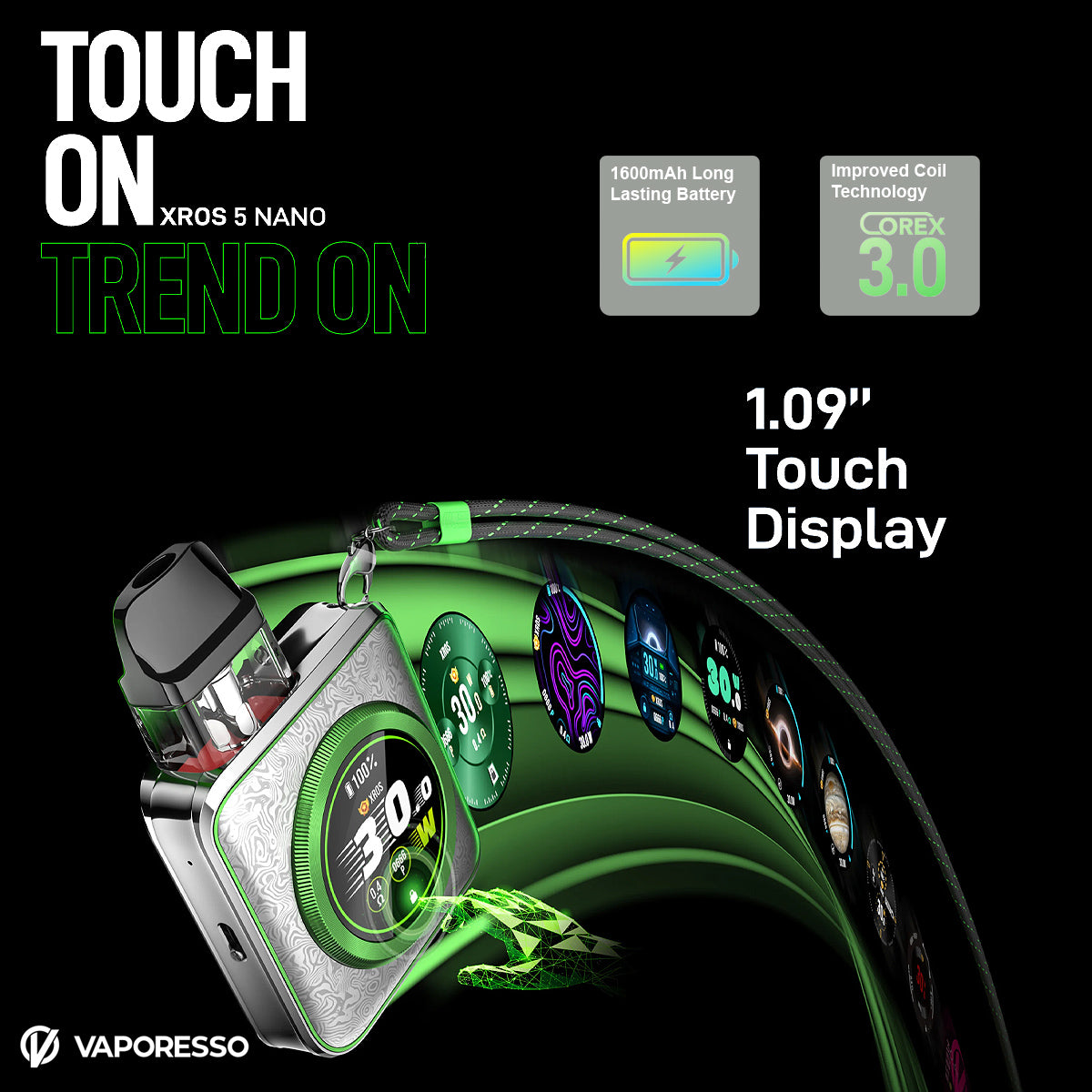 Vaporesso XROS 5 Nano features