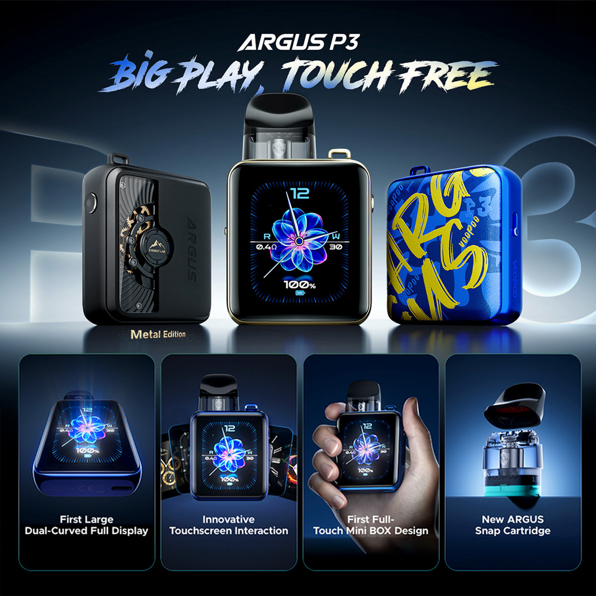 Voopoo Argus P3 Pod System features