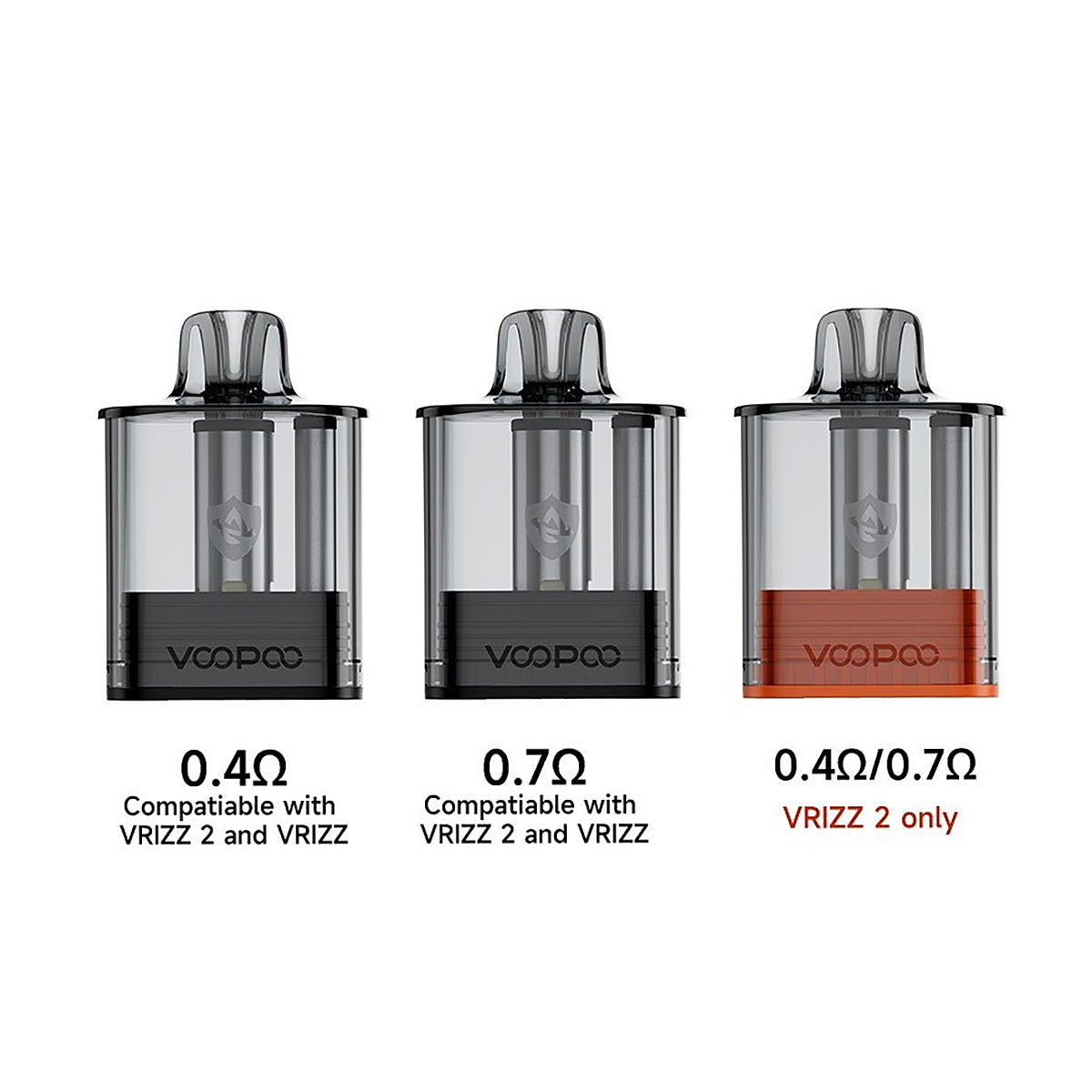Voopoo VRIZZ Replacement Pods | 2 Pack for $6.99 Voopoo VRIZZ Replacement Pods | 2 Pack for $6.99