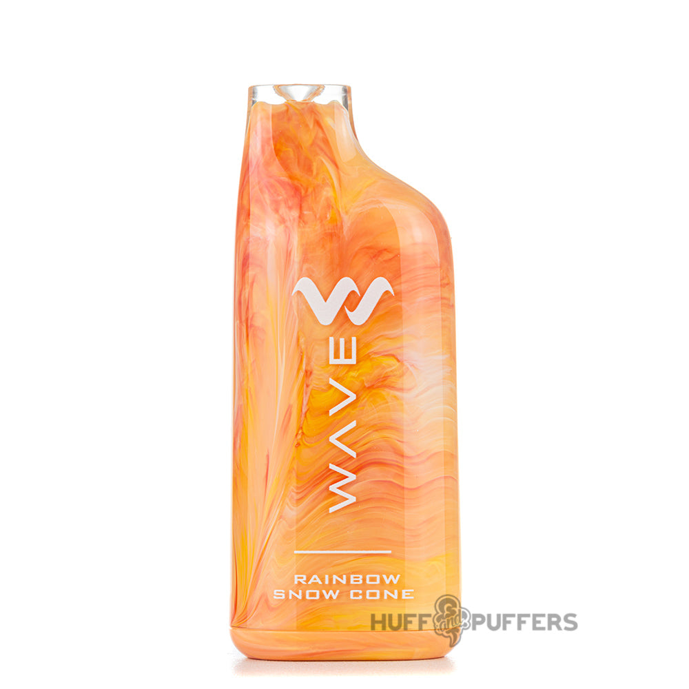 wavetec wave 8000 disposable vape rainbow snow cone