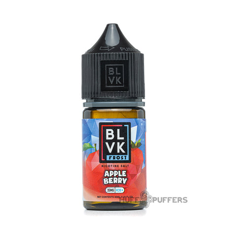 blvk frost salt apple berry 30ml e-juice bottle