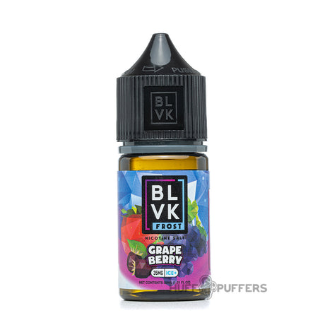 blvk frost salt grape berry 30ml e-juice bottle