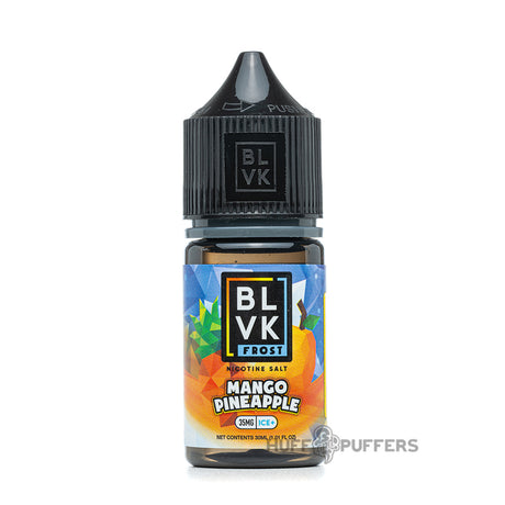 blvk frost salt mango pineapple 30ml e-juice bottle