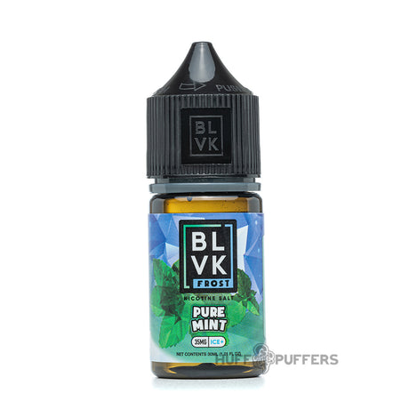 blvk frost salt pure mint 30ml e-juice bottle