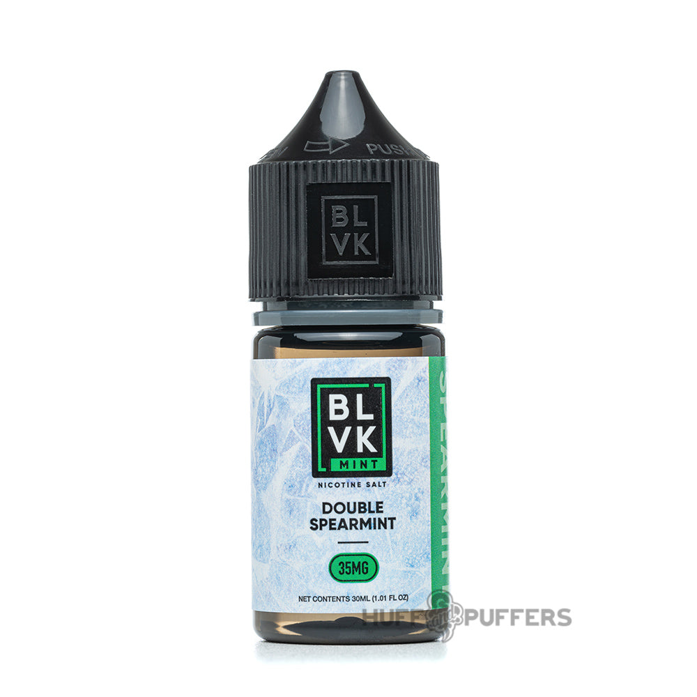 blvk mint salt double spearmint 30ml e-juice bottle