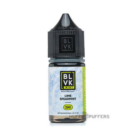 blvk mint salt lemon spearmint 30ml e-juice bottle