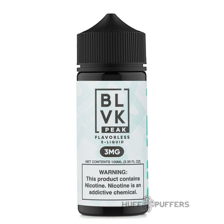 BLVK Peak Flavorless E-Juice 100mL