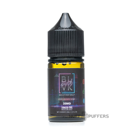 blvk pink salt iced berry kiwi 30ml e-juice bottle