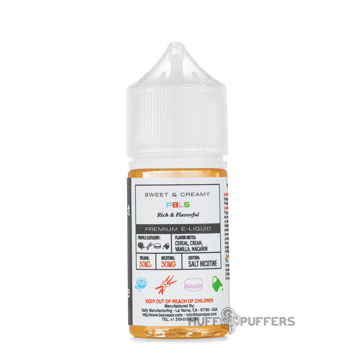 PBLS BSX Nic Salt E-Juice 30mL