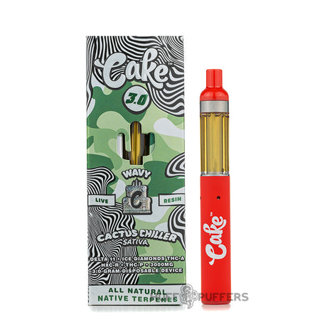 Cake Wavy Live Resin Disposable 3G Cactus Chiller