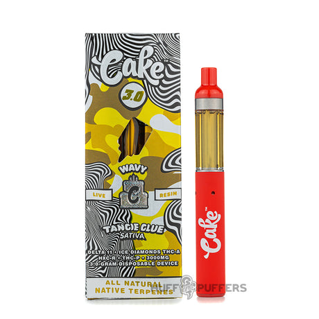 Cake Wavy Live Resin Disposable 3G Tangie Glue