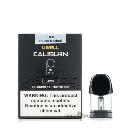 uwell caliburn a3 pods 0.8 ohm with box