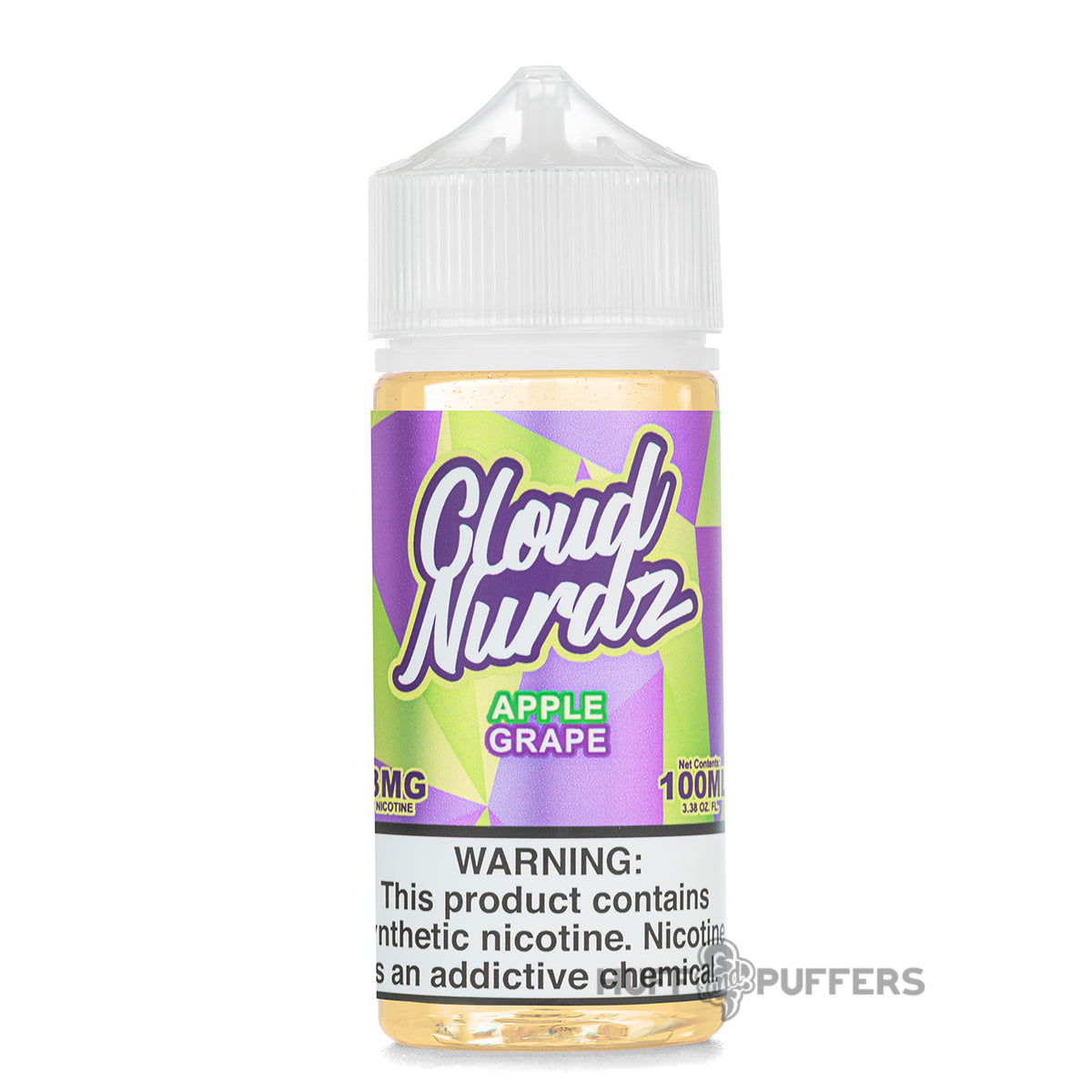 Cloud Nurdz Apple Grape 100ml e-juice bottle