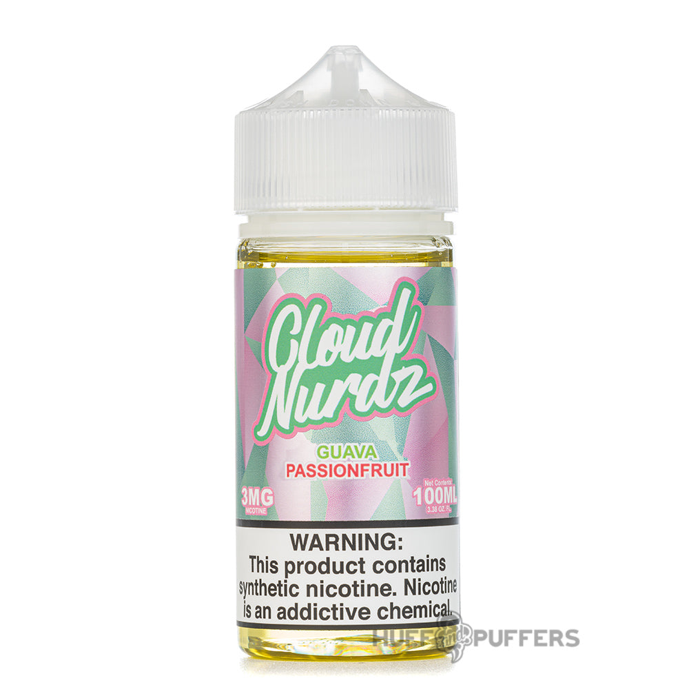 cloud nurdz guava passionfruit e-juice 100ml
