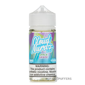 cloud nurdz iced apple grape e-juice 100ml