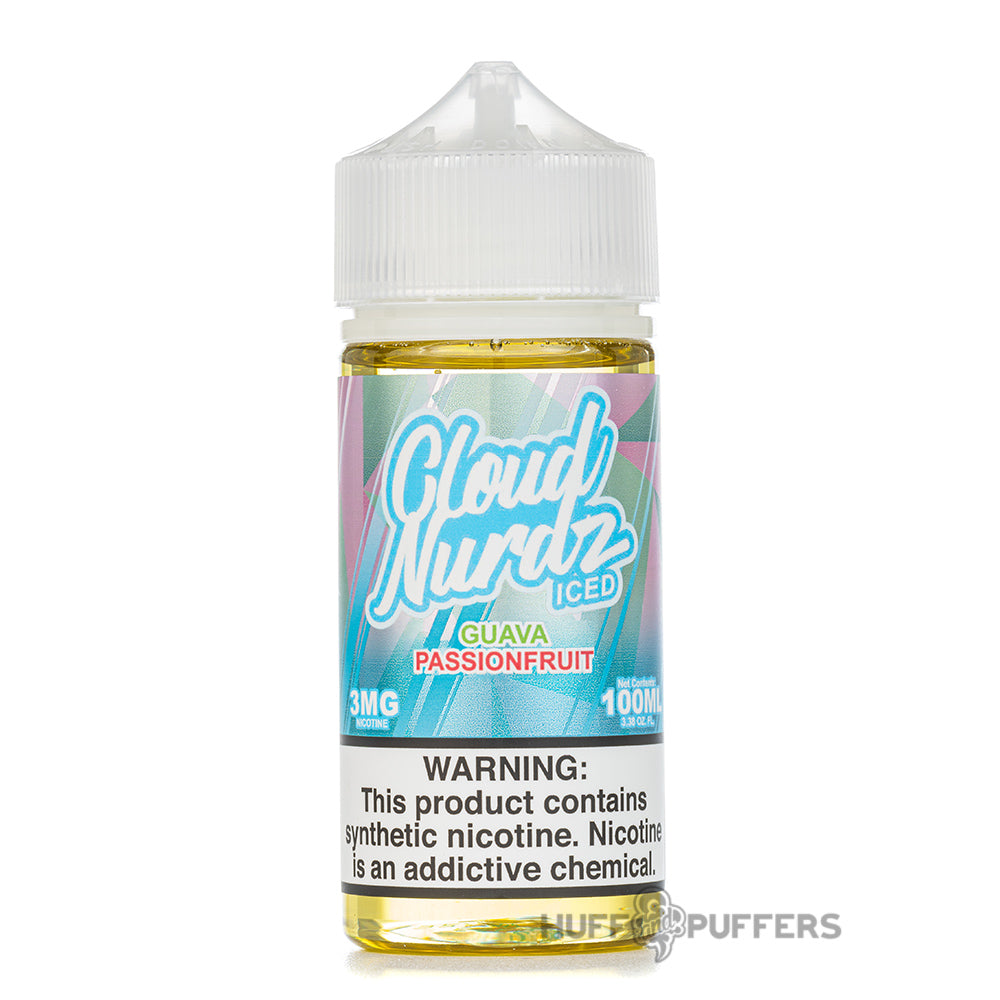 Iced Guava Passionfruit E-Juice | Cloud Nurdz $12.99 Iced Guava Passionfruit E-Juice | Cloud Nurdz $12.99