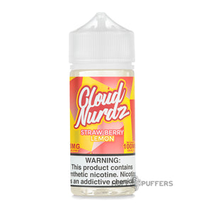 Cloud Nurdz Strawberry Lemon 100ml e-juice bottle