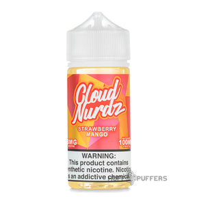 Cloud Nurdz Strawberry Mango 100ml e-juice bottle