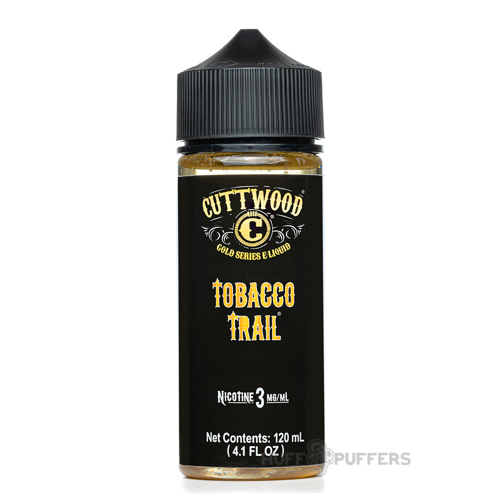 cuttwood tobacco trail 120ml e-juice bottle