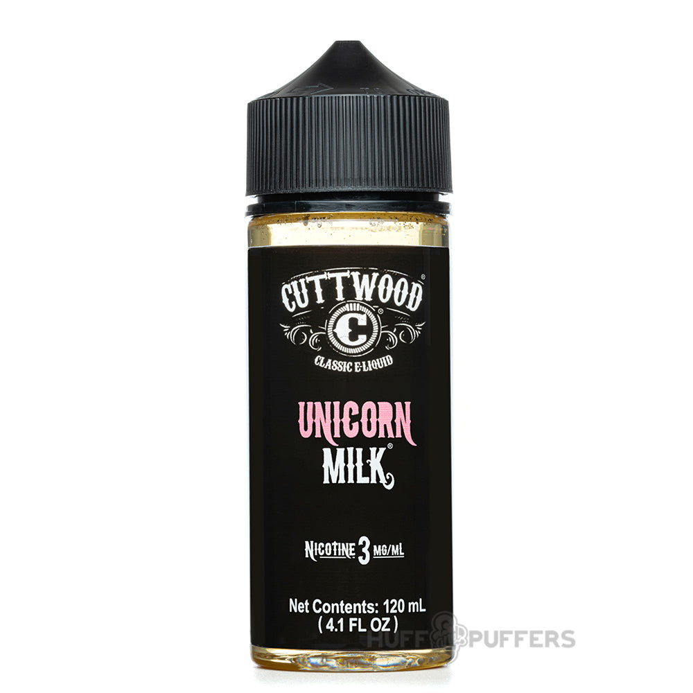 cuttwood unicorn milk 120ml e-juice bottle
