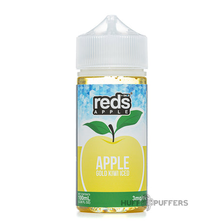 daze reds apple gold kiwi iced 100ml e-juice bottle