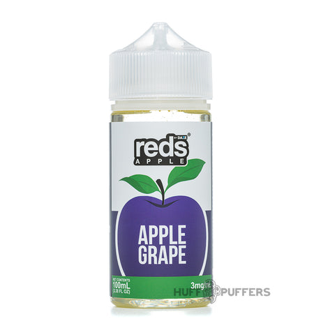 daze reds apple grape 100ml e-juice bottle