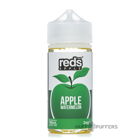 daze reds apple watermelon 100ml e-juice bottle