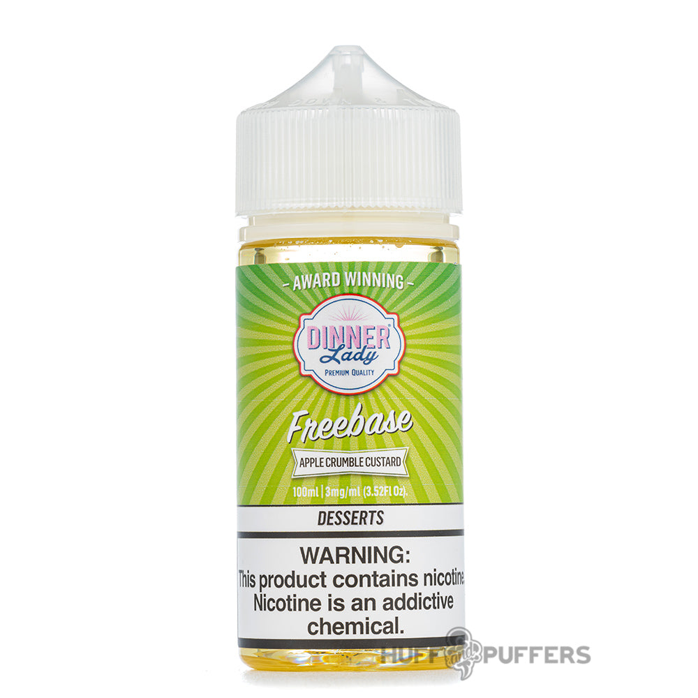 Apple Crumble Custard - Dinner Lady E-Juice 100mL $12.99 Apple Crumble Custard - Dinner Lady E-Juice 100mL $12.99