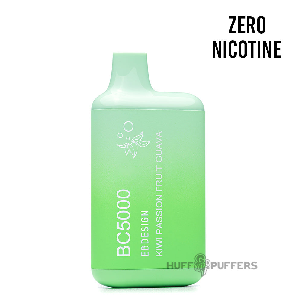 eb design bc5000 zero nicotine disposable vape kiwi passion fruit guava