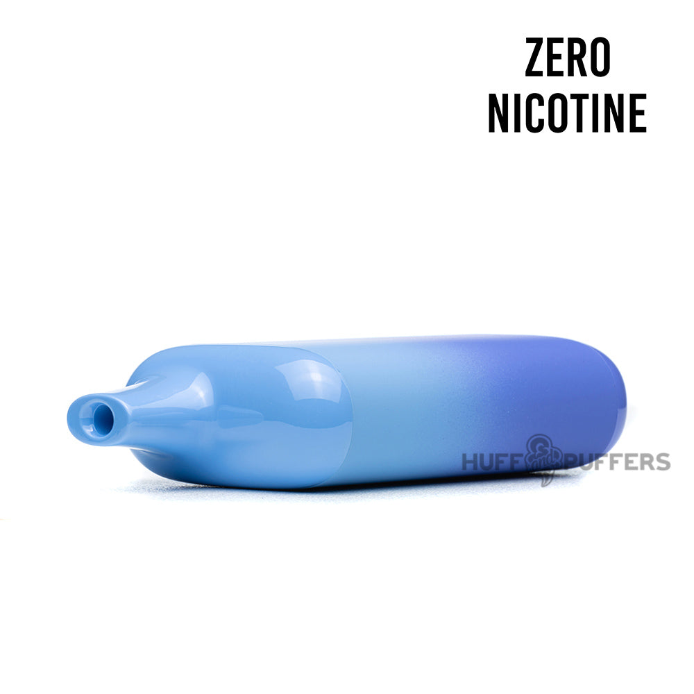 eb design bc5000 zero nicotine disposable vape blue razz ice top view