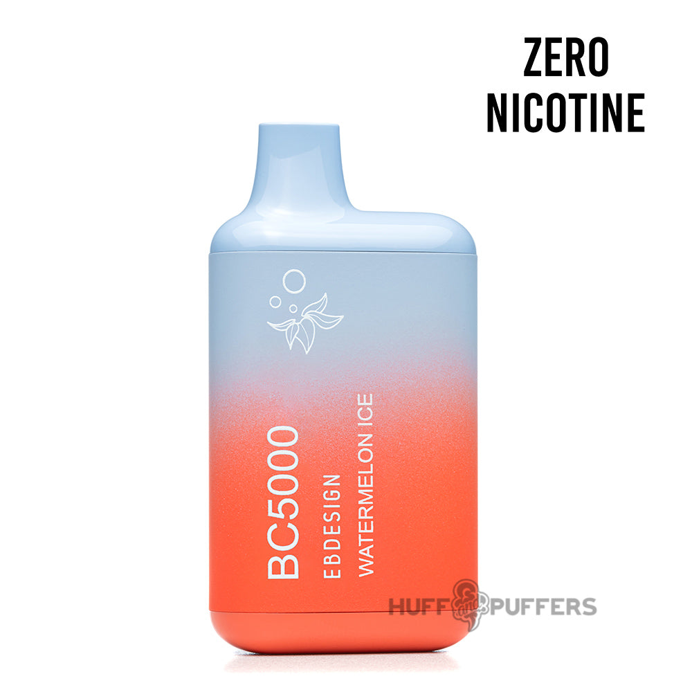 eb design bc5000 zero nicotine disposable vape watermelon ice
