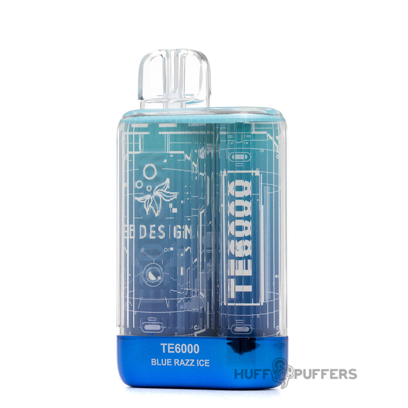 eb design te6000 disposable vape blue razz ice